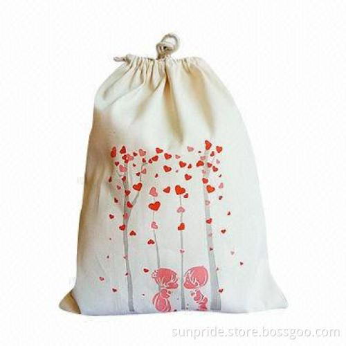 Promotional Drawstring Bag, Made of 100% Cotton, Measuring 30 x 38cm